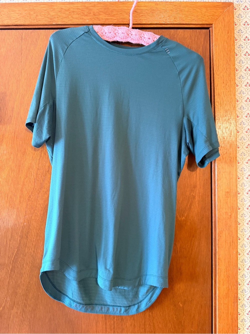 Lululemon Teal Short Sleeve Performance Top | Athletic Running Workout Tee